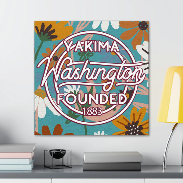 24x24 artwork of Yakima, Washington in context -Charlie design