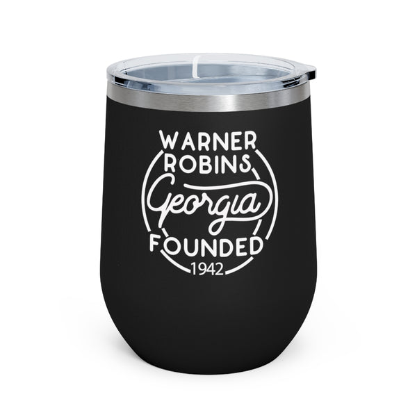 12oz wine tumbler for Warner Robins, Georgia in Black