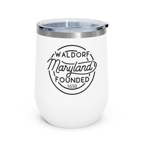 12oz wine tumbler for Waldorf, Maryland in White