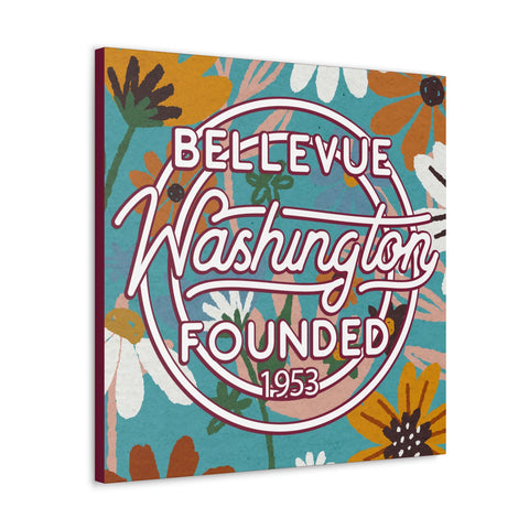 24x24 artwork of Bellevue, Washington -Charlie design