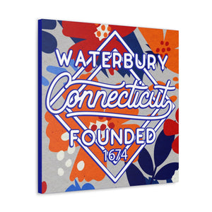 24x24 artwork of Waterbury, Connecticut -Bravo design