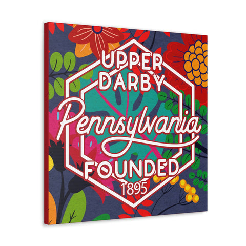 24x24 artwork of Upper Darby, Pennsylvania -Alpha design