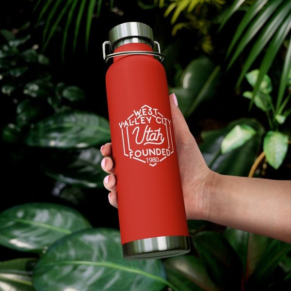 Red 22oz Vacuum insulated tumbler for West Valley City, Utah in context