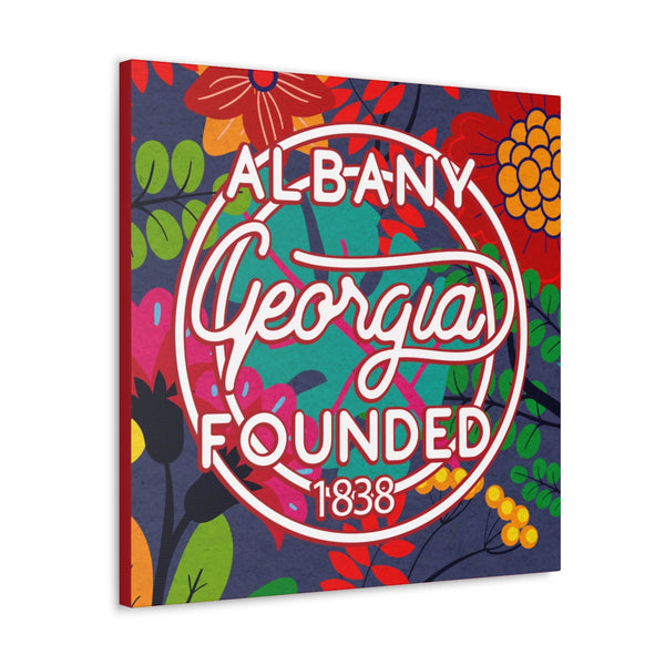 24x24 artwork of Albany, Georgia -Alpha design