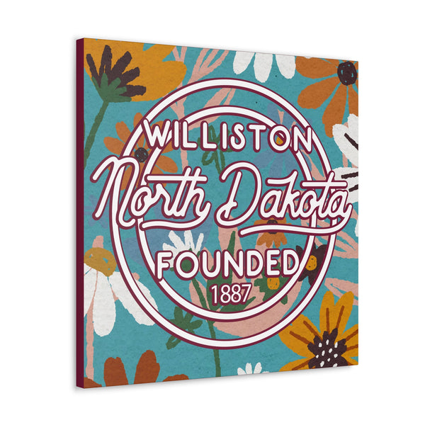 24x24 artwork of Williston, North Dakota -Charlie design