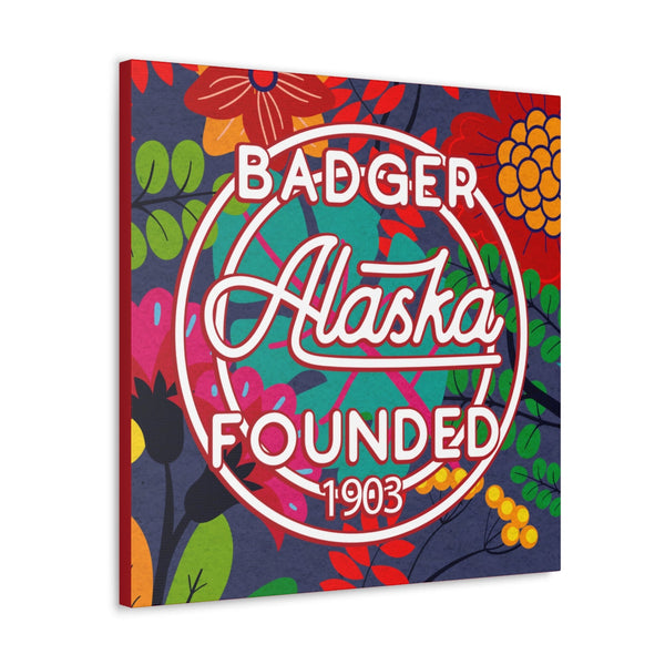 24x24 artwork of Badger, Alaska -Alpha design