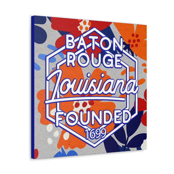 24x24 artwork of Baton Rouge, Louisiana -Bravo design