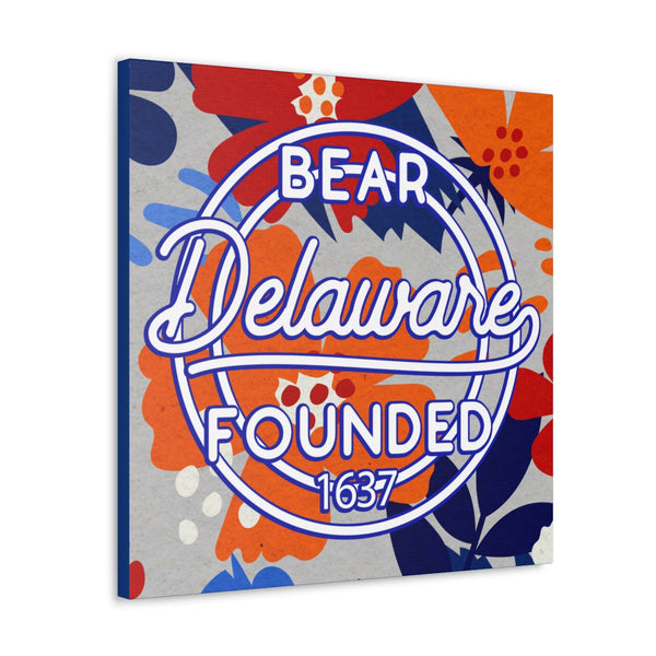 24x24 artwork of Bear, Delaware -Bravo design