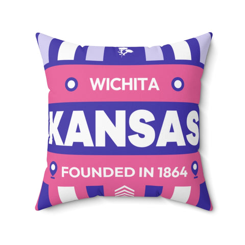 Wichita - Polyester Square Pillow
