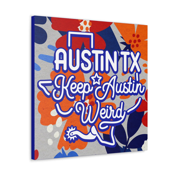 24x24 artwork of Austin, Texas -Bravo design