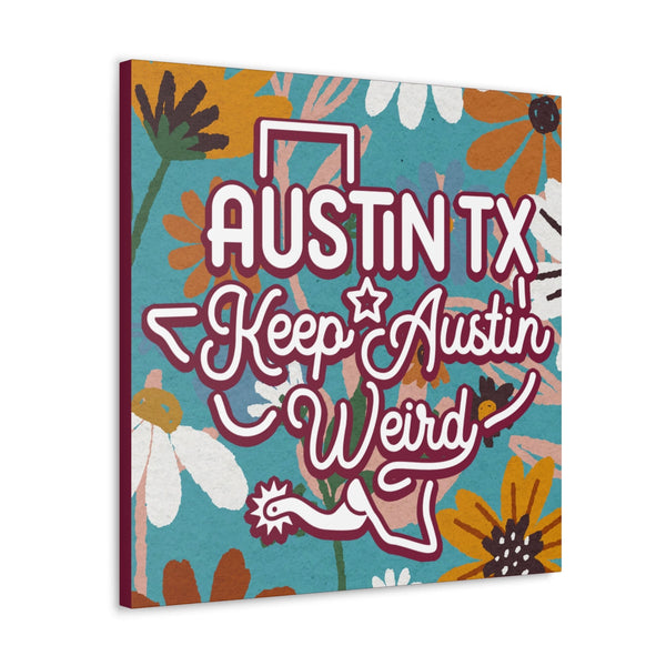 24x24 artwork of Austin, Texas -Charlie design