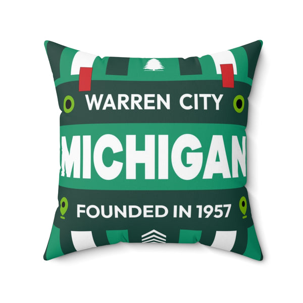 Warren City - Polyester Square Pillow