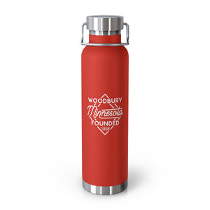 22oz Vacuum insulated tumbler for Woodbury, Minnesota in Red