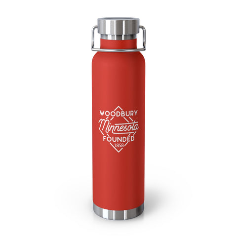 22oz Vacuum insulated tumbler for Woodbury, Minnesota in Red
