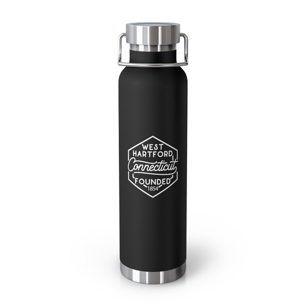 22oz Vacuum insulated tumbler for West Hartford, Connecticut in Black