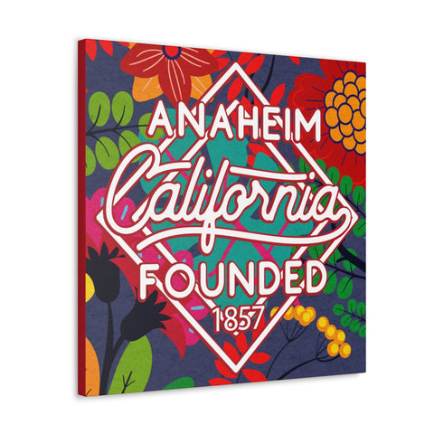 24x24 artwork of Anaheim, California -Alpha design