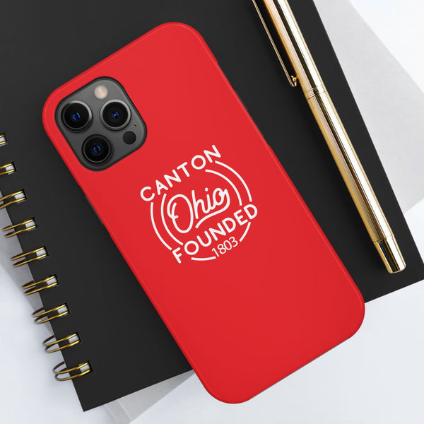 Red iphone 12 pro max case for Canton, Ohio