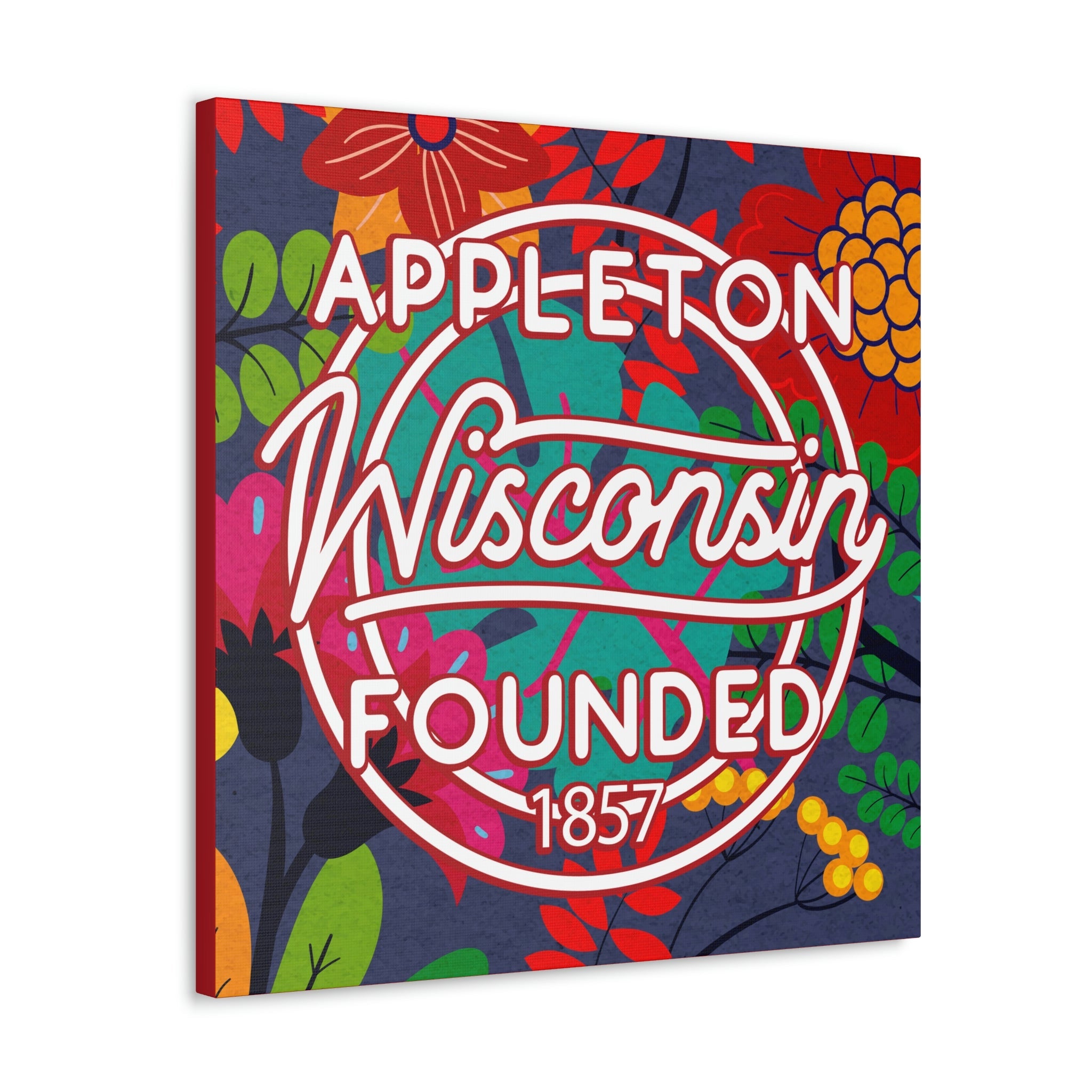 24x24 artwork of Appleton, Wisconsin -Alpha design