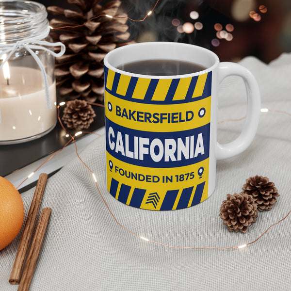 11oz Ceramic mug for Bakersfield, California in context