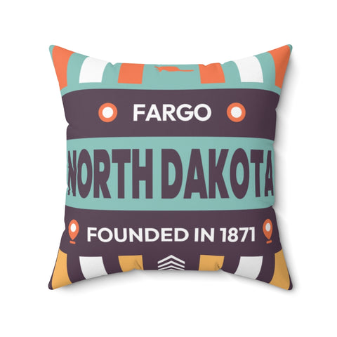 Fargo - Polyester Square Pillow