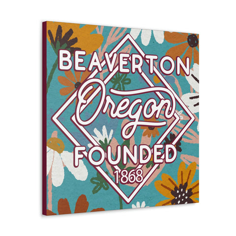 24x24 artwork of Beaverton, Oregon -Charlie design