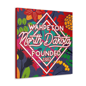 24x24 artwork of Wahpeton, North Dakota -Alpha design