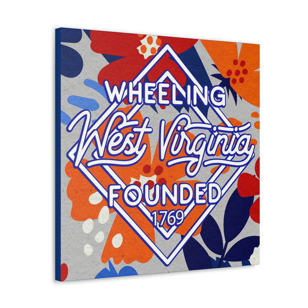24x24 artwork of Wheeling, West Virginia -Bravo design