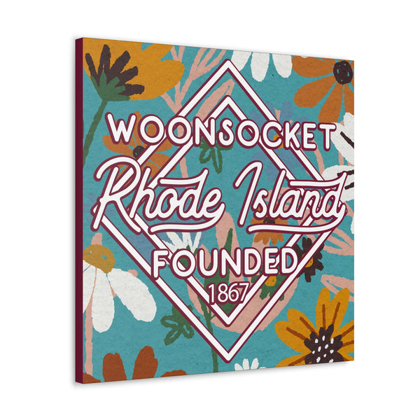24x24 artwork of Woonsocket, Rhode Island -Charlie design