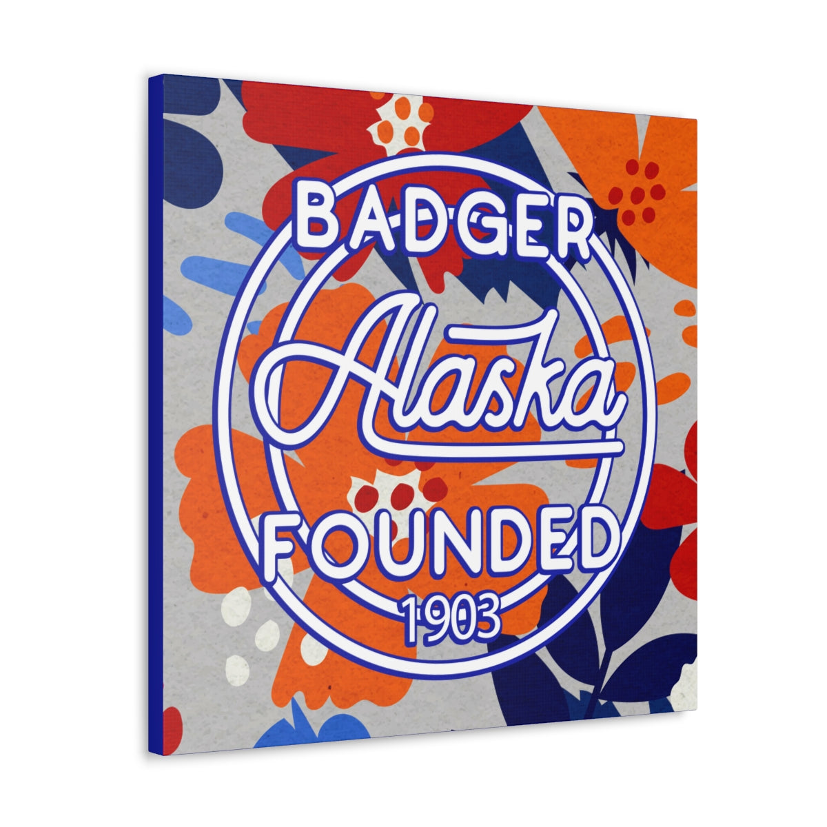 24x24 artwork of Badger, Alaska -Bravo design