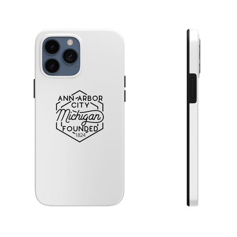 White iphone 13 pro max case for Ann Arbor City, Michigan