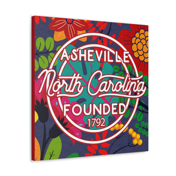 24x24 artwork of Asheville, North Carolina -Alpha design