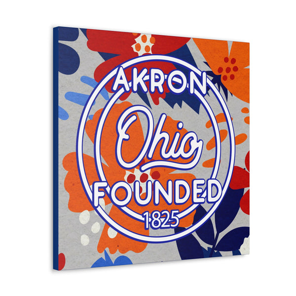 24x24 artwork of Akron, Ohio -Bravo design