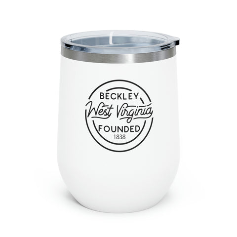 12oz wine tumbler for Beckley, West Virginia in White