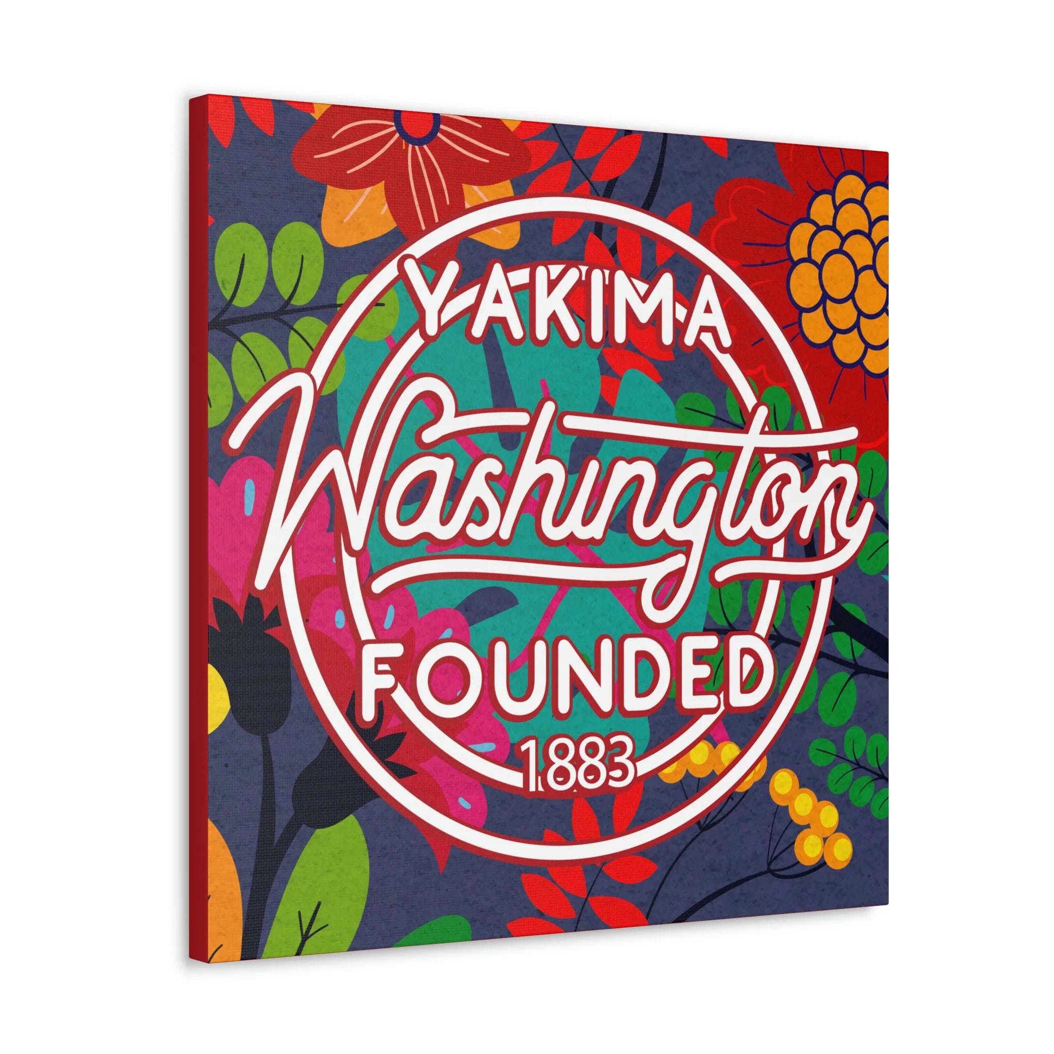 24x24 artwork of Yakima, Washington -Alpha design