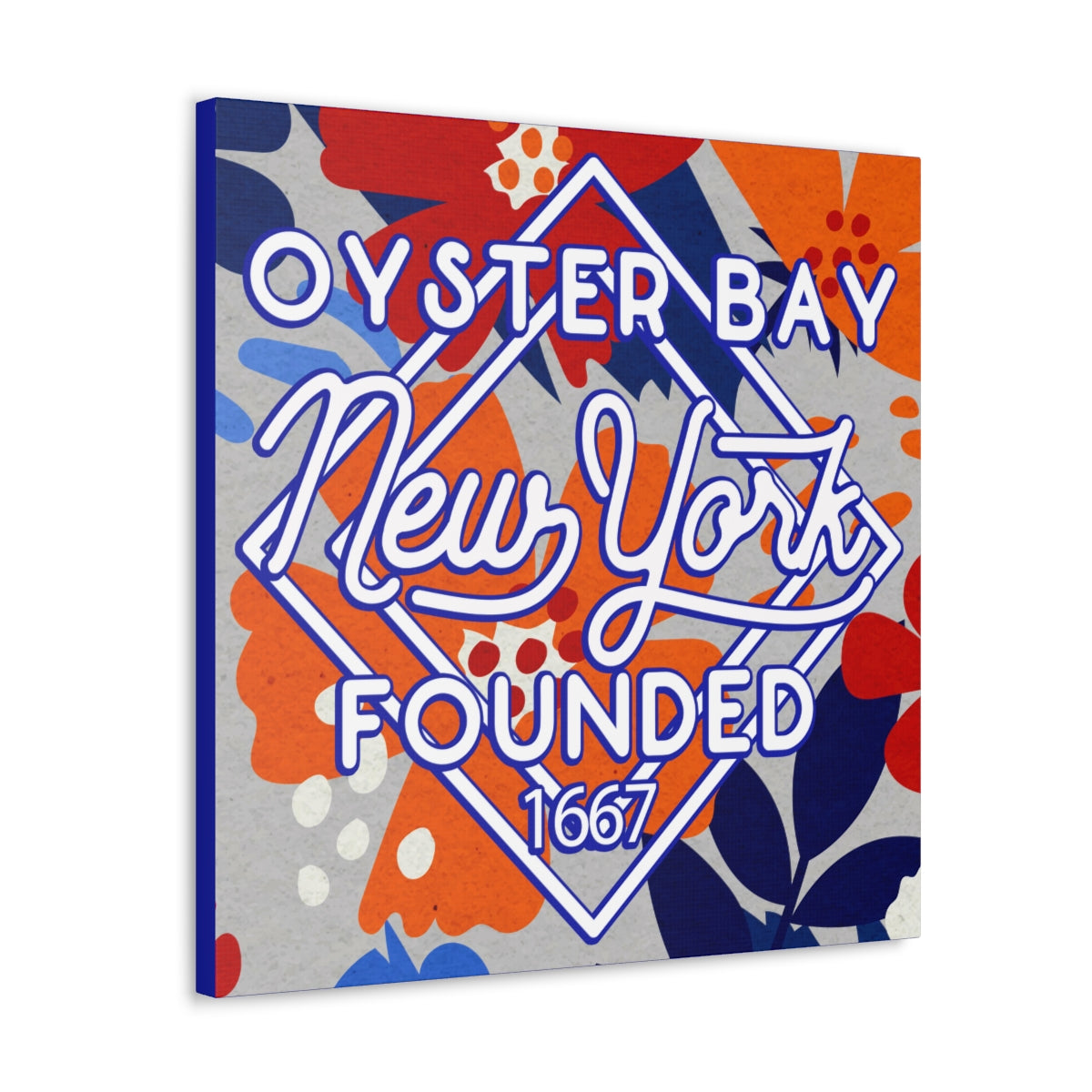 24x24 artwork of Oyster Bay, New York -Bravo design
