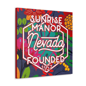 24x24 artwork of Sunrise Manor, Nevada -Alpha design