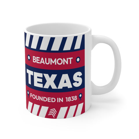 Beaumont Texas Ceramic Mug 