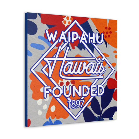 24x24 artwork of Waipahu, Hawaii -Bravo design