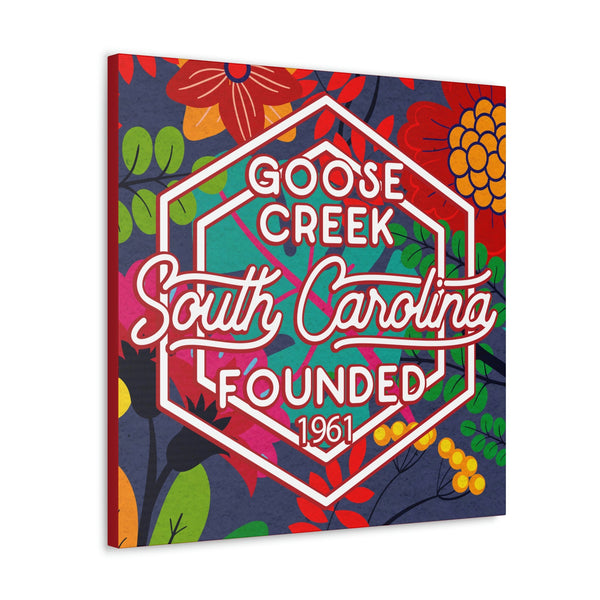 24x24 artwork of Goose Creek, South Carolina -Alpha design