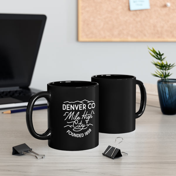 Denver - Black Mug