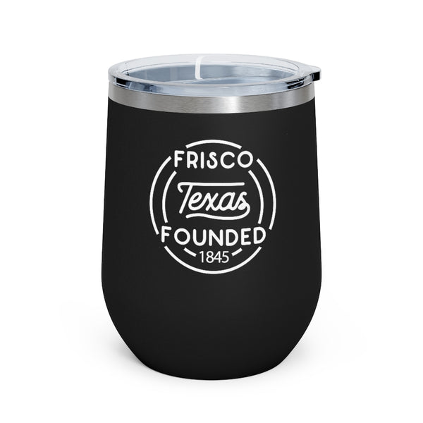 Frisco Texas Insulated Wine Tumbler in Black