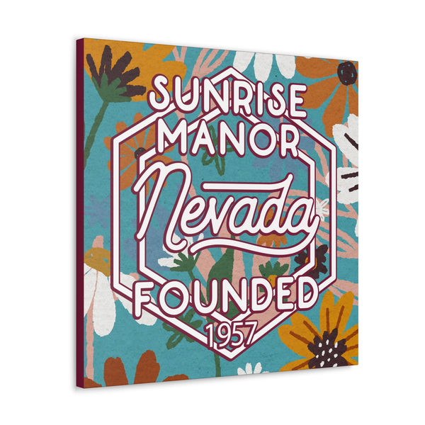24x24 artwork of Sunrise Manor, Nevada -Charlie design