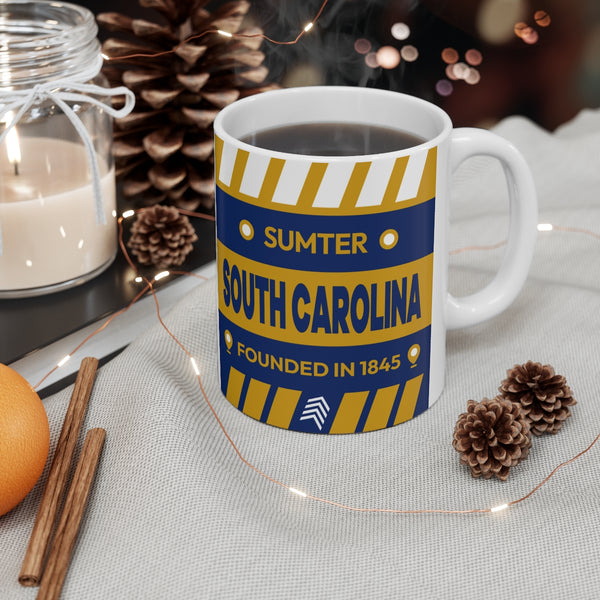 11oz Ceramic mug for Sumter, South Carolina in context