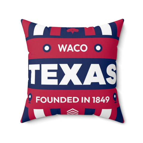 Waco - Polyester Square Pillow