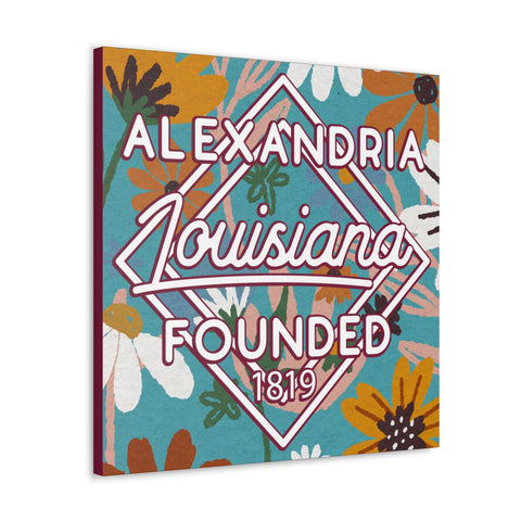 24x24 artwork of Alexandria, Louisiana -Charlie design