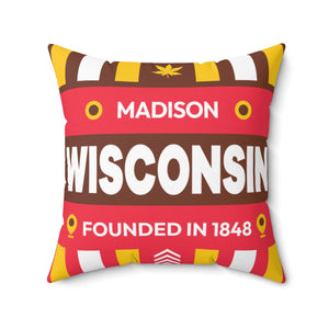Madison - Polyester Square Pillow