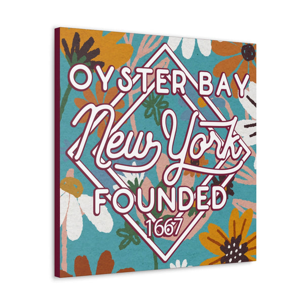24x24 artwork of Oyster Bay, New York -Charlie design