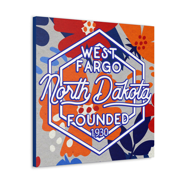 24x24 artwork of West Fargo, North Dakota -Bravo design