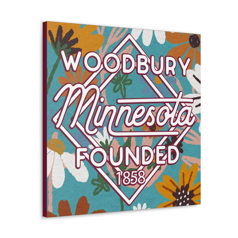 24x24 artwork of Woodbury, Minnesota -Charlie design