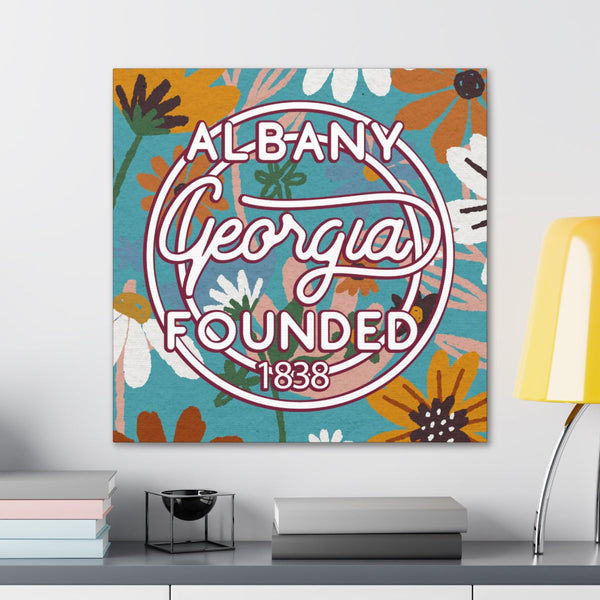 24x24 artwork of Albany, Georgia in context -Charlie design